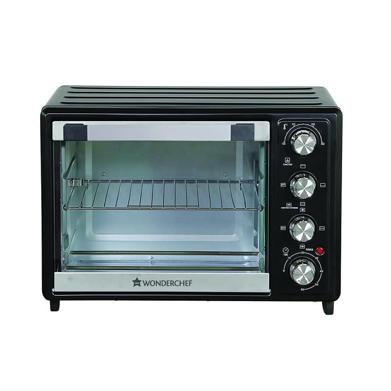 Wonderchef Oven Toaster Griller (OTG) 32 Litres, Stainless Steel With Rotisserie, Auto Power-Off With Bell, Heat Resistant