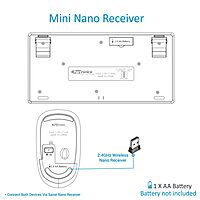 Portronics Key 2 Wireless Keyboard & Mouse Combo – Grey & Black | Reliable Wireless Combo
