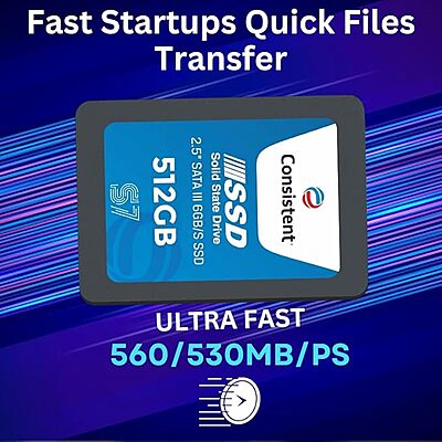 Consistent S6 SATA SSD 512GB (CTSSD512S6) Consistent S6 SATA SSD 512GB (CTSSD512S6)