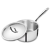 KENT Triply Sauce Pan 16 Cm With Ss Lid 1.5 L