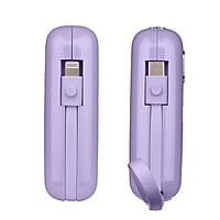 ZEBRONICS MW64 Compact Power Bank, 10000 mAh, Rapid Charge, 22.5W Output, Outputs - Type C Cable | Type C Port | Lightning Port, Percentage Indicator