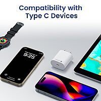 Portronics Adapto 45A 45W GaN Charger – 1 PD Port, No Cable Included