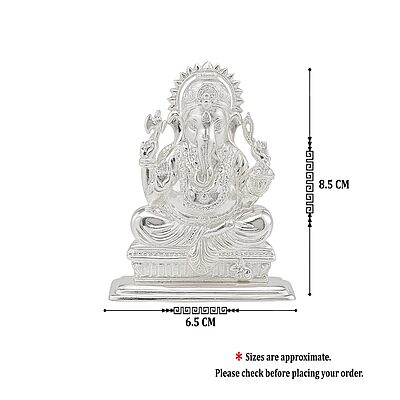 Sterling Silver Ganesh Idol