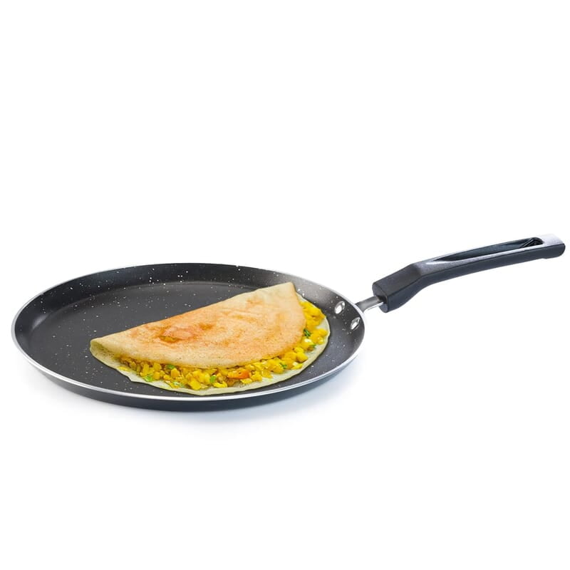 AGARO Elegant Non Stick Tawa, 28 cm Diameter, Induction and Gas Oven