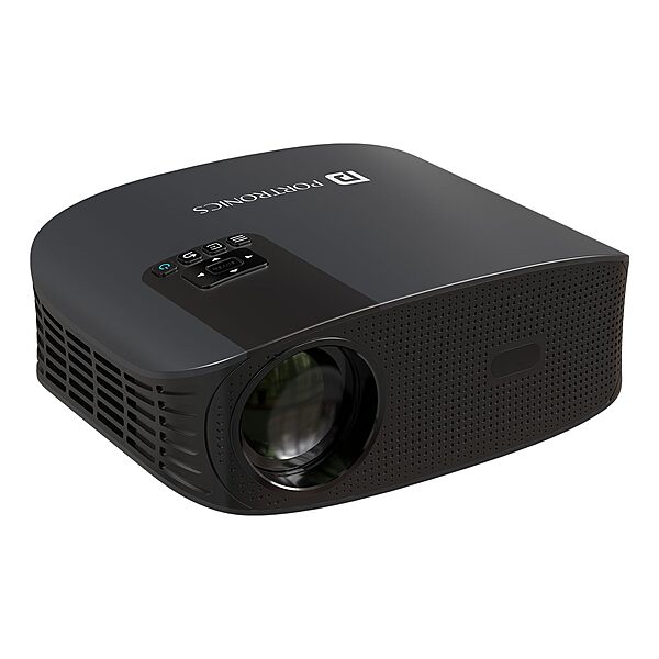 Portronics Beem 490 POR-2669 LED Projector – 6000 Lumens | 1080p | Android 9.0 | Black