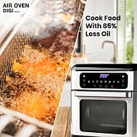 Havells Air Fryer Air Oven Digi 9 Pre-Set Menu 1500 Watt 2 Grill Rack