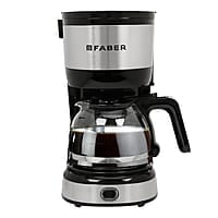 Faber 800W Drip Coffee Machine Brew 6 Cups Coffee in Less Than 6 mins 0.6L Capacity