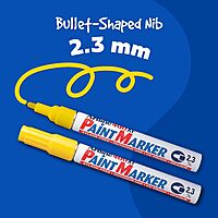 Artline 400XF yellow Paint Marker (Pack of 10) Artline 400XF yellow Paint Marker (Pack of 10)