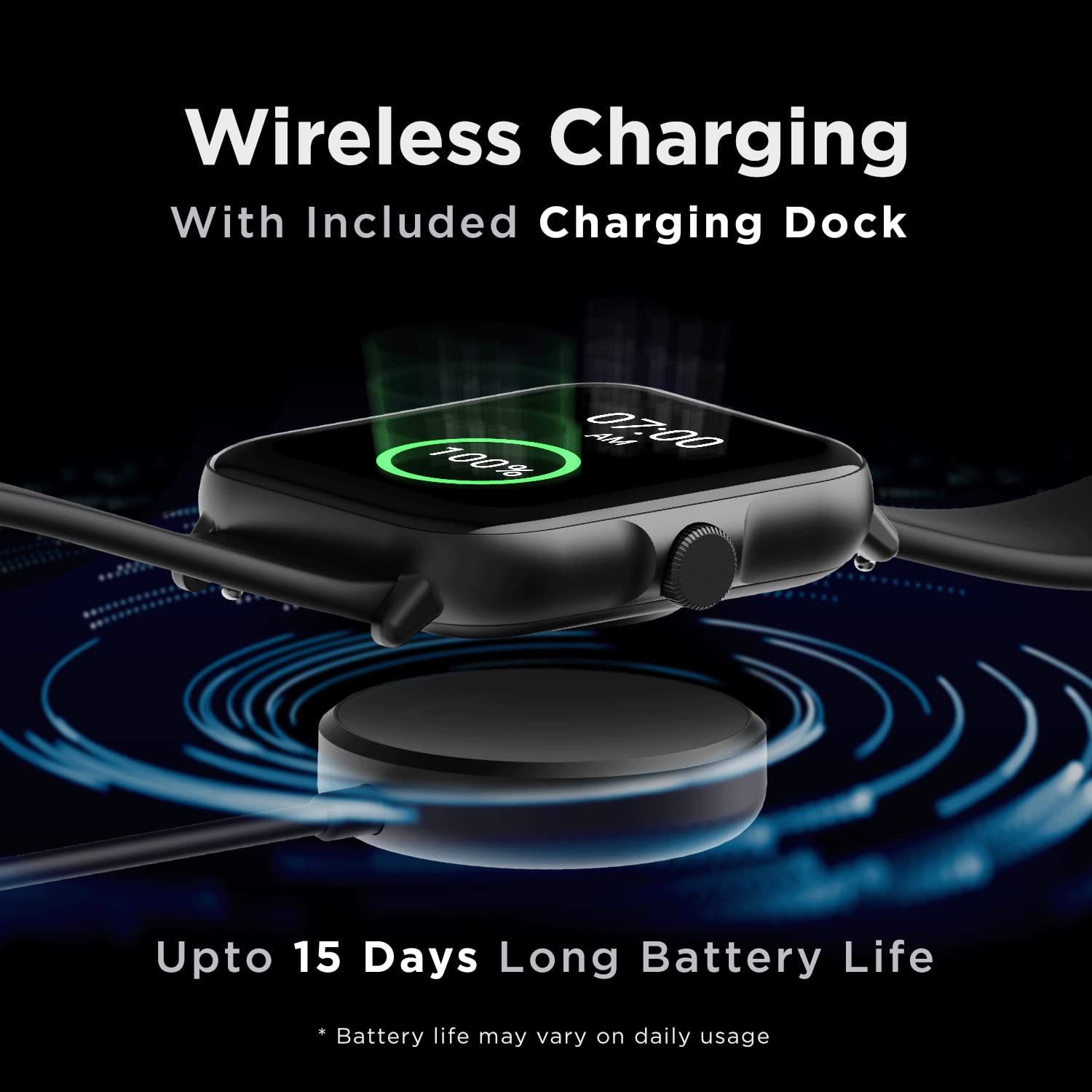 boAt Wave Ultima Max SmartWatch Pitch Black