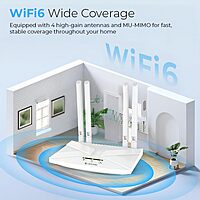 Lapcare W‑III 4G LTE SIM router: 300 Mbps 2.4 GHz Wi‑Fi (802.11b/g/n), Nano‑SIM slot, external antenna, supports up to 32 devices—ideal for home/office backup.