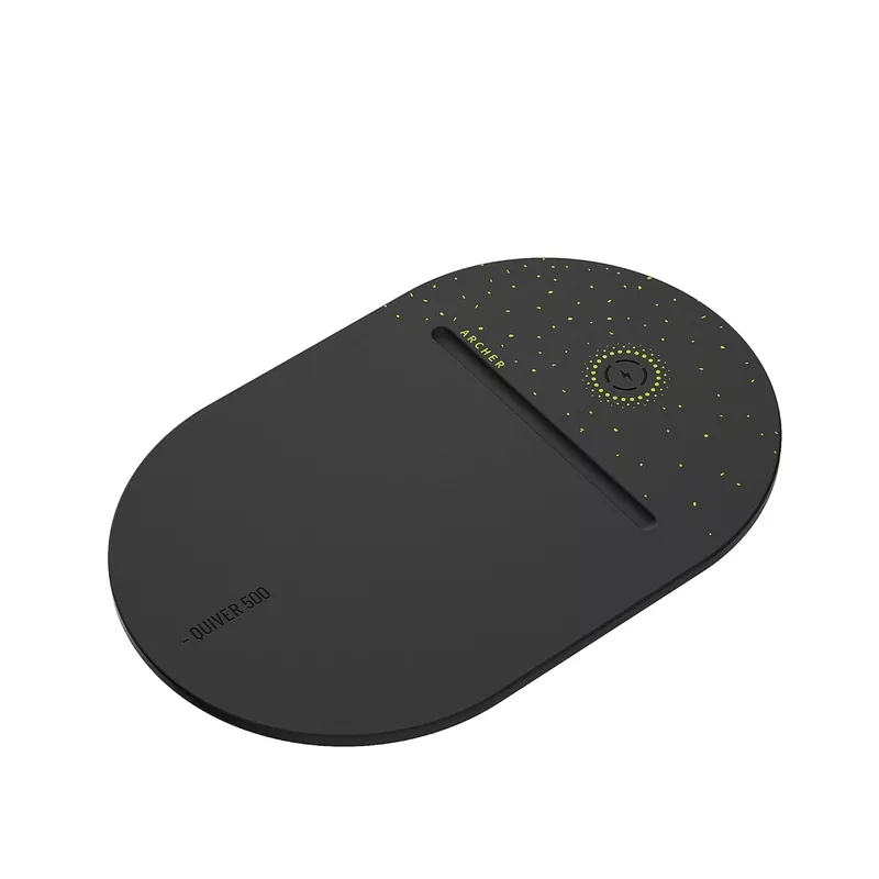 Archer Tech Lab Quiver 500 Gaming Mousepad, 15W Wireless Charging