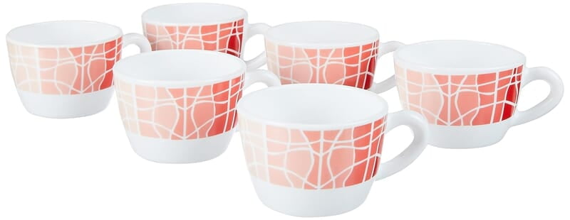 BOROSIL SET OF 2 LUNCH BOX SQUARE KNS VERTICAL BLUE 320 ML