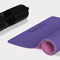 Lifelong Dual Color TPE Material Yoga Mat for Women & Men 6mm Anti-Slip Yoga Mat for Gym Workout Exercise Mat