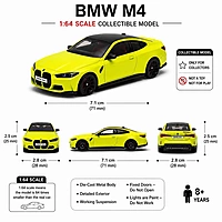 CCA 1:64 BMW M4 Lime Green