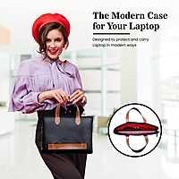 Portronics Elements Go 1 EnCase 102 Laptop Hand Bag – 15.6 Inch | Black | 1 Year Warranty