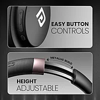 Portronics Muffs M3 Headphones – Active Noise Cancellation, 40 Hours Playtime, Comfortable Fit, Bluetooth Connectivity, Built-in Microphone, Ideal for Music and Calls, Lightweight Design.