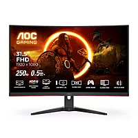 AOC C32G2E 32 Inch Curved Gaming Monitor – 165Hz | 1ms | FreeSync Premium | FHD | 3 Years Warranty