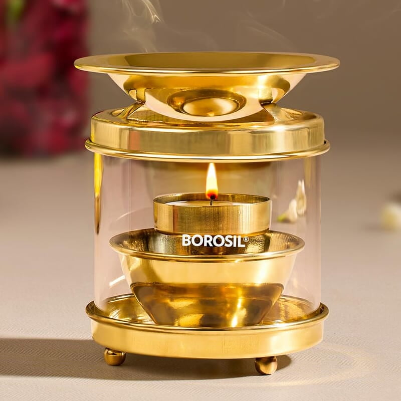 Borosil Medium Brass Diffuser