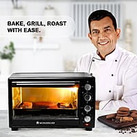 Wonderchef Oven Toaster Grille-40 litres Multi-Stage Heat Selection Bake, Grill, Roast