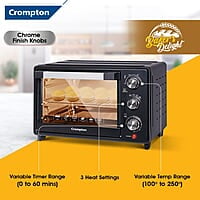 Crompton Baker's Delight 25 Ltr Oven Toaster Grill (OTG) with convection