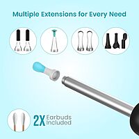 Portronics Cleansify – 1080p Ear Camera Wax Cleaner offers a high-definition view for ear cleaning. Its ergonomic design and easy-to-use app make ear hygiene simple and effective.