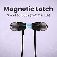 Portronics Harmonics 250 Bluetooth In-Ear Headset – V5.3, Type-C | 60Hrs Play Time | Black