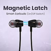 Portronics Harmonics 250 Bluetooth In-Ear Headset – V5.3, Type-C | 60Hrs Play Time | Black