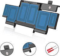 Techie Laptop Battery for Apple A1502 / A1582 – MacBook Pro 13.3″ Retina Series | 6600mAh | 6-Cell Replacement Battery
