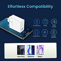 Portronics Adapto 25A 25W USB-A Fast Charging Wall Charger SuperVOOC VOOC WARP Support