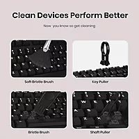 Portronics Clean N 18-In-1 Cleaning Kit for Laptop, Mobiles, and Tablets – Black