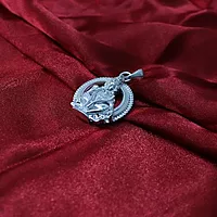 925 Sterling Silver Lord Ayyappan Pendant for Men | Sabarimala Devotional Jewelry