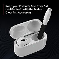 Portronics Clean T 21-In-1 Cleaning Kit for Laptop, Mobiles, and Tablets – White