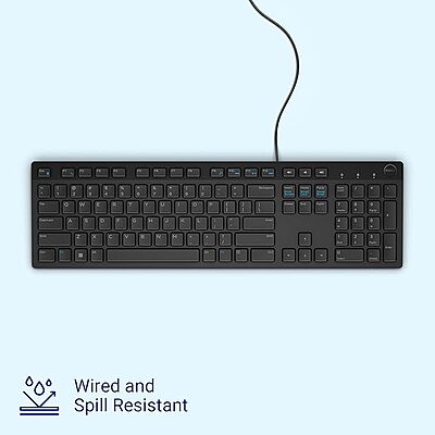 Dell Black Multimedia Wired Keyboard with USB (KB216) Dell Black Multimedia Wired Keyboard with USB (KB216)
