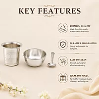 Silver New Born Baby Dinner Set