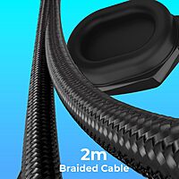 Lapcare LHP‑201 Wired Headset with Mic  Over‑Ear Stereo Headphones, Adjustable Headband & Noise‑Reducing Mic – Comfortable for Work, Online Classes & Casual Gaming