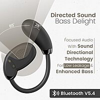 Portronics Twins 31 – OWS Earbuds, 24H Playtime, Black. Experience superior sound quality, ergonomic design, and seamless connectivity. Perfect for music lovers and on-the-go lifestyles.