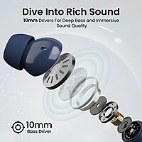 Portronics Twins S16 – TWS Earbuds, 24H Playtime, Blue. Enjoy seamless connectivity, superior sound quality, and a stylish design. Perfect for music lovers and on-the-go lifestyles!