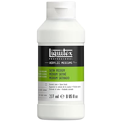 LIQUITEX 237ML SATIN FLUID MEDIUM 8108 LIQUITEX 237ML SATIN FLUID MEDIUM 8108