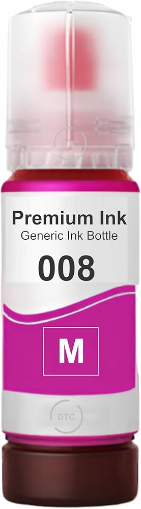 008 Ink for Epson L6460, L6490, L15150, L15160, L15180, L6570, L6580, M15140, M15180 (Magenta)