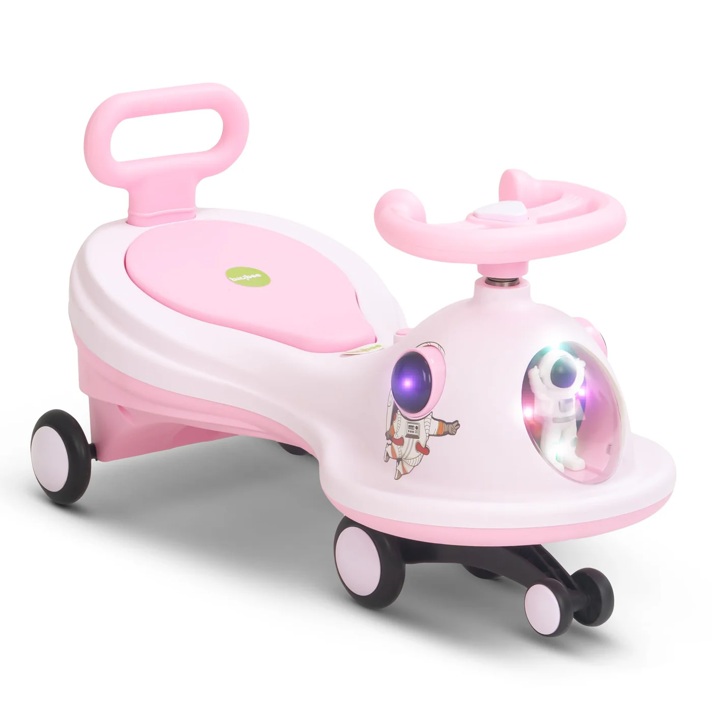 Baybee Astro Baby Swing Car for Kids-Dark Pink Baybee Astro Baby Swing Car for Kids-Dark Pink