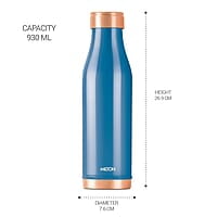 MILTON Copper Charge Water Bottle, 930 ml