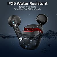 Portronics Harmonics Twins S12 in Ear TWS Earbuds with Mic, 24H Playtime 13mm Dynamic Driver, Bluetooth 5.3v