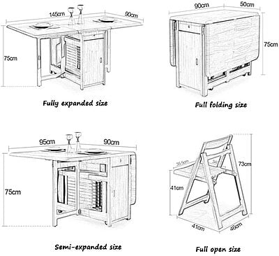 Vikinterio Walnut round shape 4 Seater Dining Set Vikinterio Walnut round shape 4 Seater Dining Set