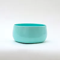 Cyan Glow Decorative Planter