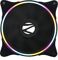 Zebronics Zeb-PGF100 RGB Fan features vibrant RGB lighting, efficient cooling, and a sleek design. Perfect for gamers and PC builders looking to enhance aesthetics and performance.