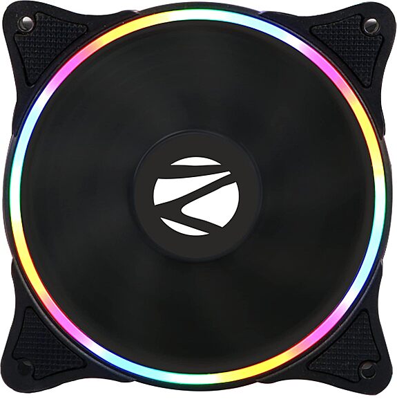 Zebronics Zeb-PGF100 RGB Fan features vibrant RGB lighting, efficient cooling, and a sleek design. Perfect for gamers and PC builders looking to enhance aesthetics and performance.
