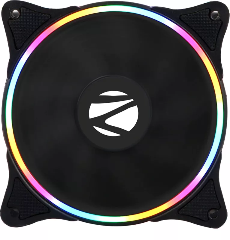 Zebronics Zeb-PGF100 RGB Fan features vibrant RGB lighting, efficient cooling, and a sleek design. Perfect for gamers and PC builders looking to enhance aesthetics and performance.