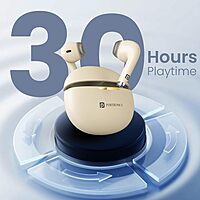 Portronics Twins S19 – TWS Earbuds, 30H Playtime, Beige. Enjoy seamless connectivity, superior sound quality, and a stylish design. Perfect for music lovers and on-the-go lifestyles.