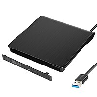 External DVD Writer/Drive Case (Case Only - DVD Drive not included) USB 3.0/ 2.0 for Desktop and Laptop Computers