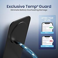 Portronics Flux 2 – 15W Qi2 Wireless Charger for iPhone 16–12, sleek design, fast charging, compatible with Qi-enabled devices, lightweight, portable, perfect for home and office use.